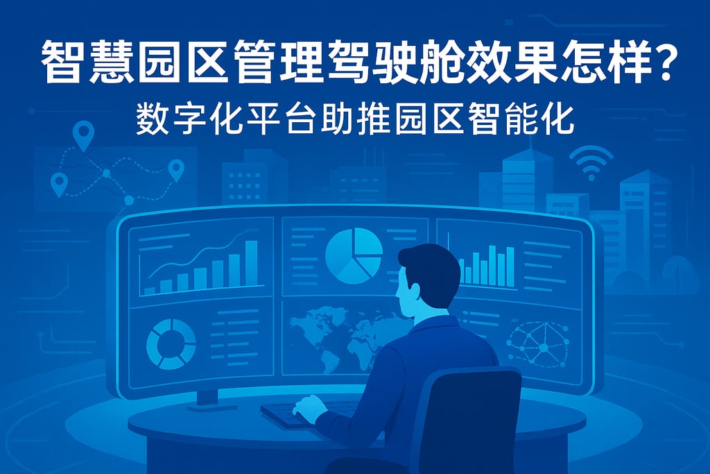 智慧园区管理驾驶舱效果怎样？数字化平台助推园区智能化