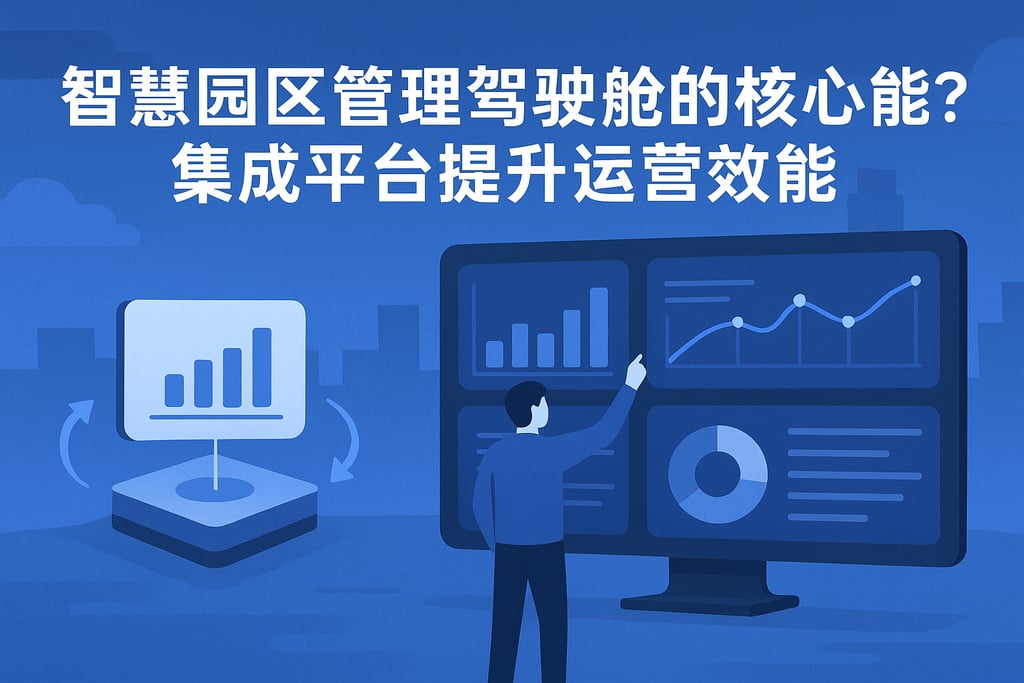 智慧园区管理驾驶舱的核心功能？集成平台提升运营效能