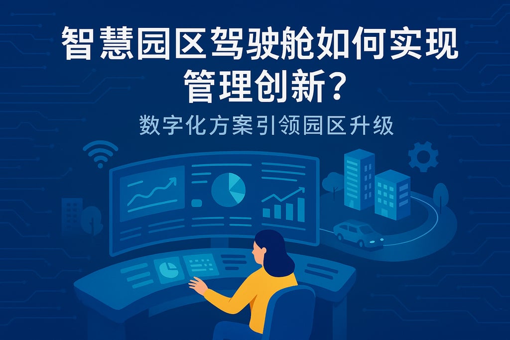 智慧园区驾驶舱如何实现管理创新？数字化方案引领园区升级