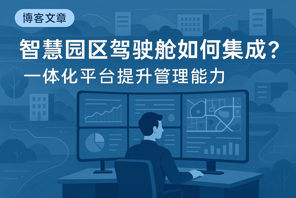 智慧园区驾驶舱如何集成？一体化平台提升管理能力