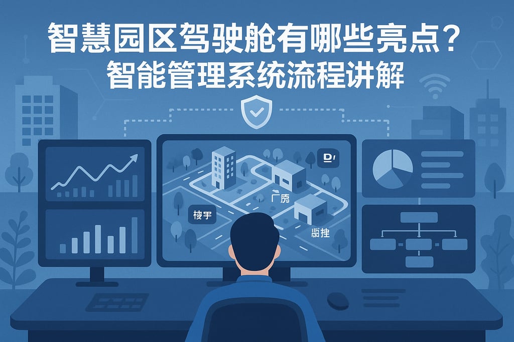 智慧园区驾驶舱有哪些亮点？智能管理系统流程讲解