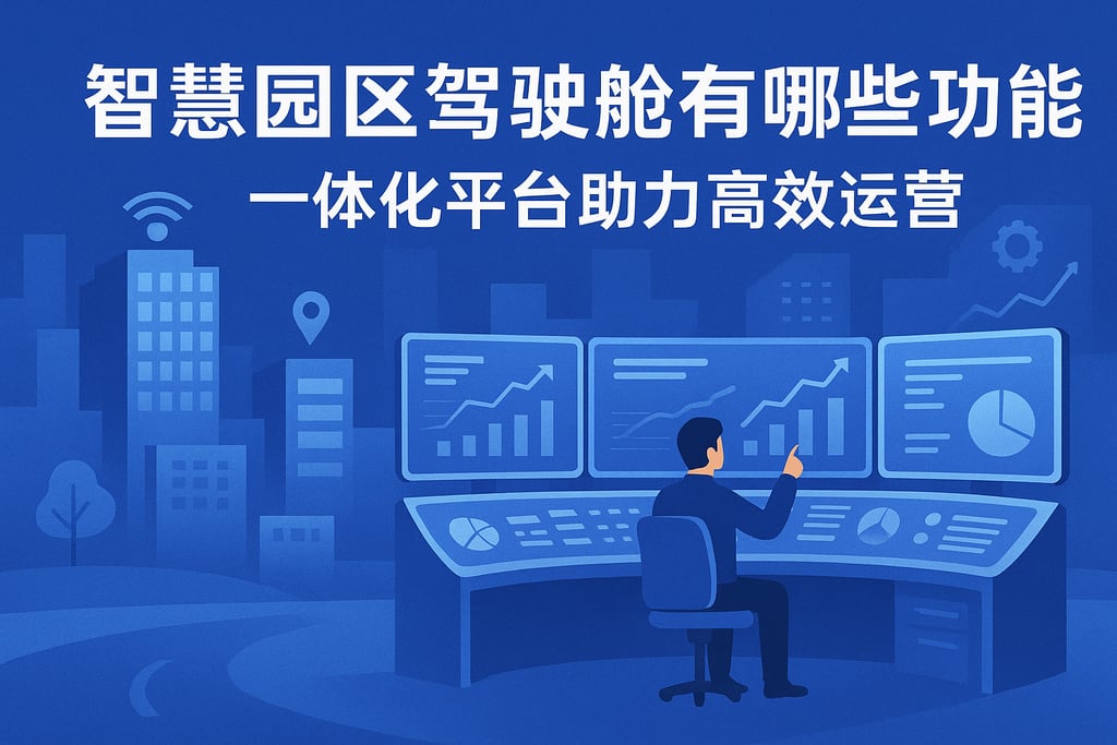 智慧园区驾驶舱有哪些功能？一体化平台助力高效运营