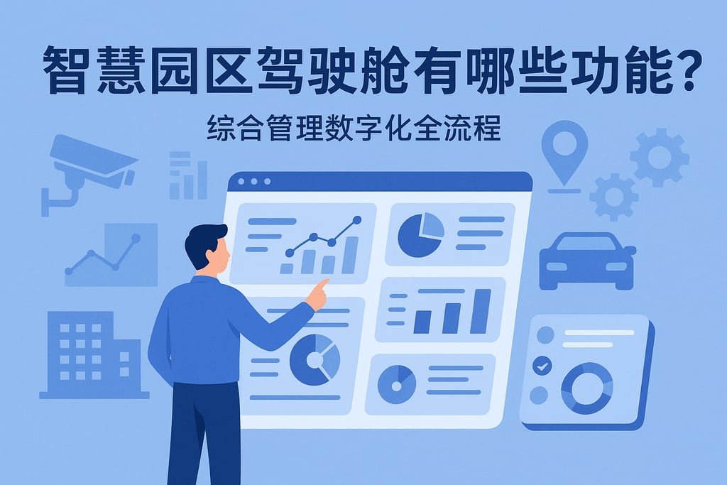 智慧园区驾驶舱有哪些功能？综合管理数字化全流程