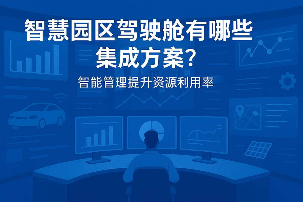 智慧园区驾驶舱有哪些集成方案？智能管理提升资源利用率