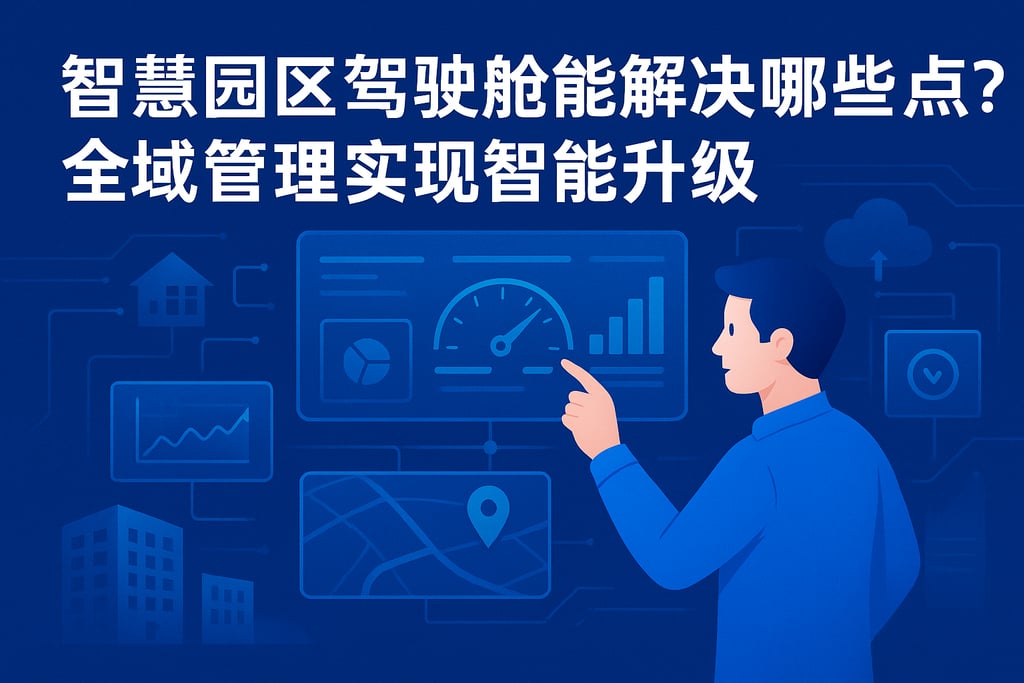 智慧园区驾驶舱能解决哪些痛点？全域管理实现智能升级