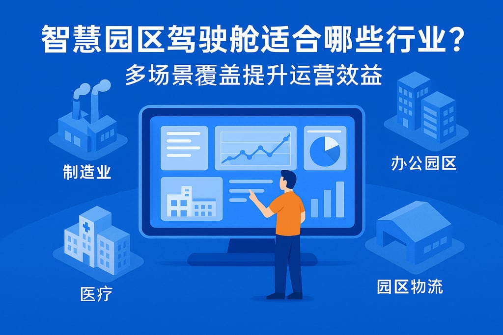 智慧园区驾驶舱适合哪些行业？多场景覆盖提升运营效益