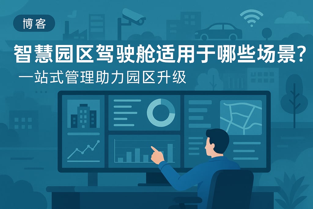 智慧园区驾驶舱适用于哪些场景？一站式管理助力园区升级
