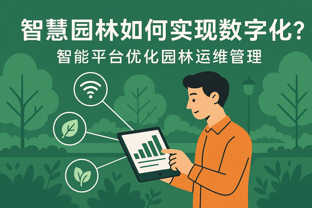 智慧园林如何实现数字化？智能平台优化园林运维管理