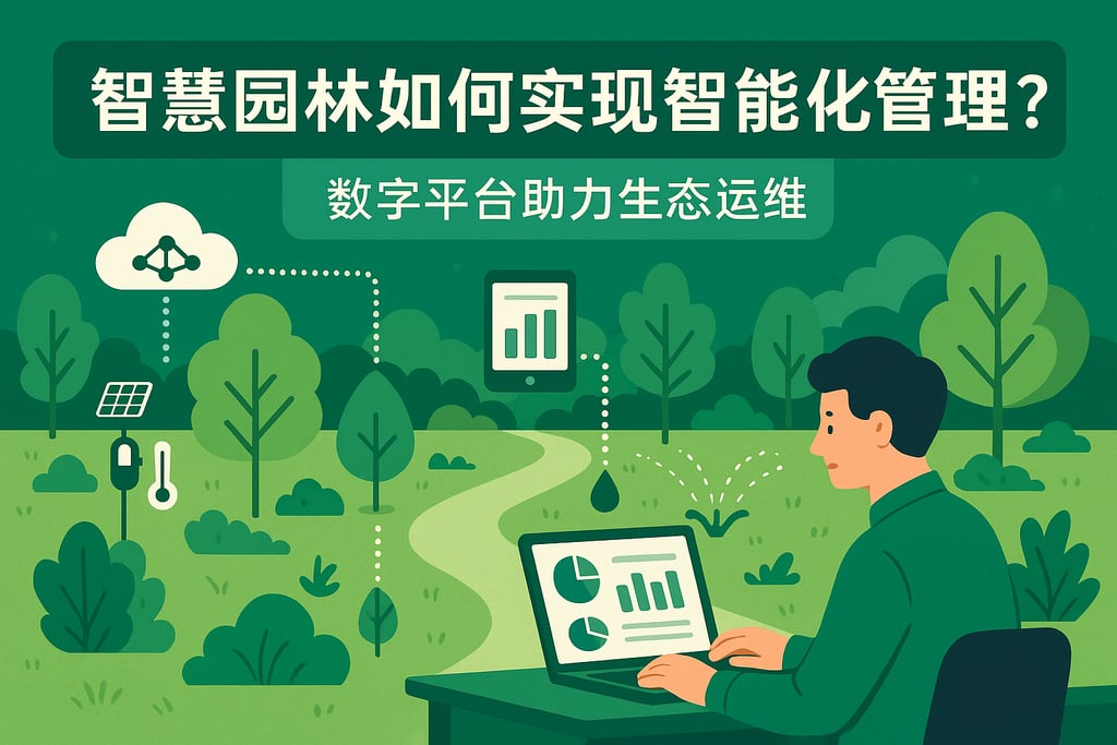 智慧园林如何实现智能化管理？数字平台助力生态运维