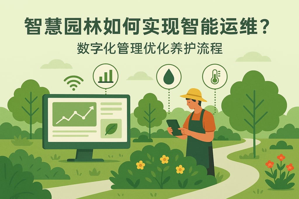 智慧园林如何实现智能运维？数字化管理优化养护流程