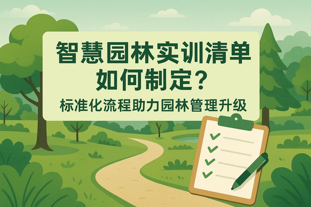 智慧园林实训清单如何制定？标准化流程助力园林管理升级