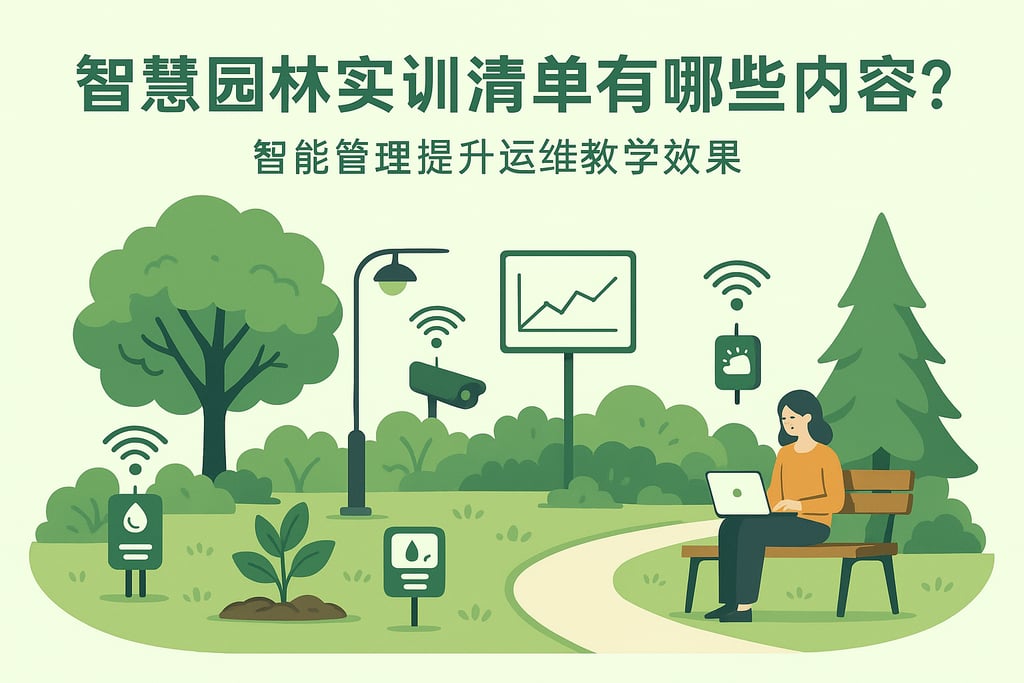 智慧园林实训清单有哪些内容？智能管理提升运维教学效果