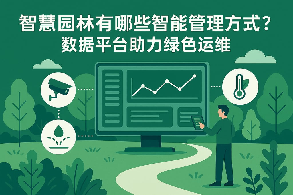 智慧园林有哪些智能管理方式？数据平台助力绿色运维