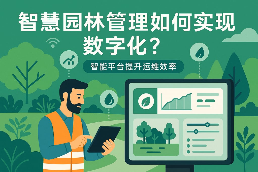 智慧园林管理如何实现数字化？智能平台提升运维效率