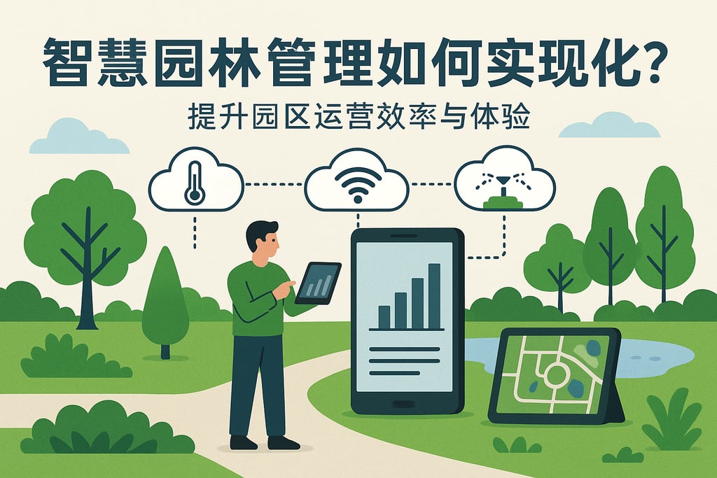 智慧园林管理如何实现智能化？提升园区运营效率与体验