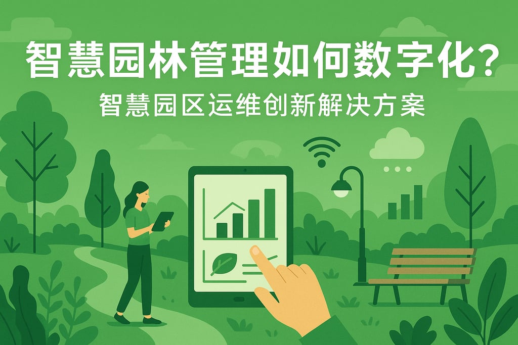 智慧园林管理如何数字化？智慧园区运维创新解决方案