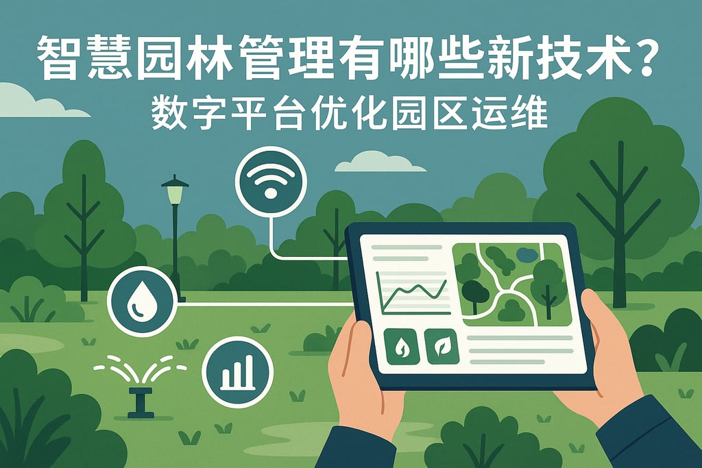 智慧园林管理有哪些新技术？数字平台优化园区运维