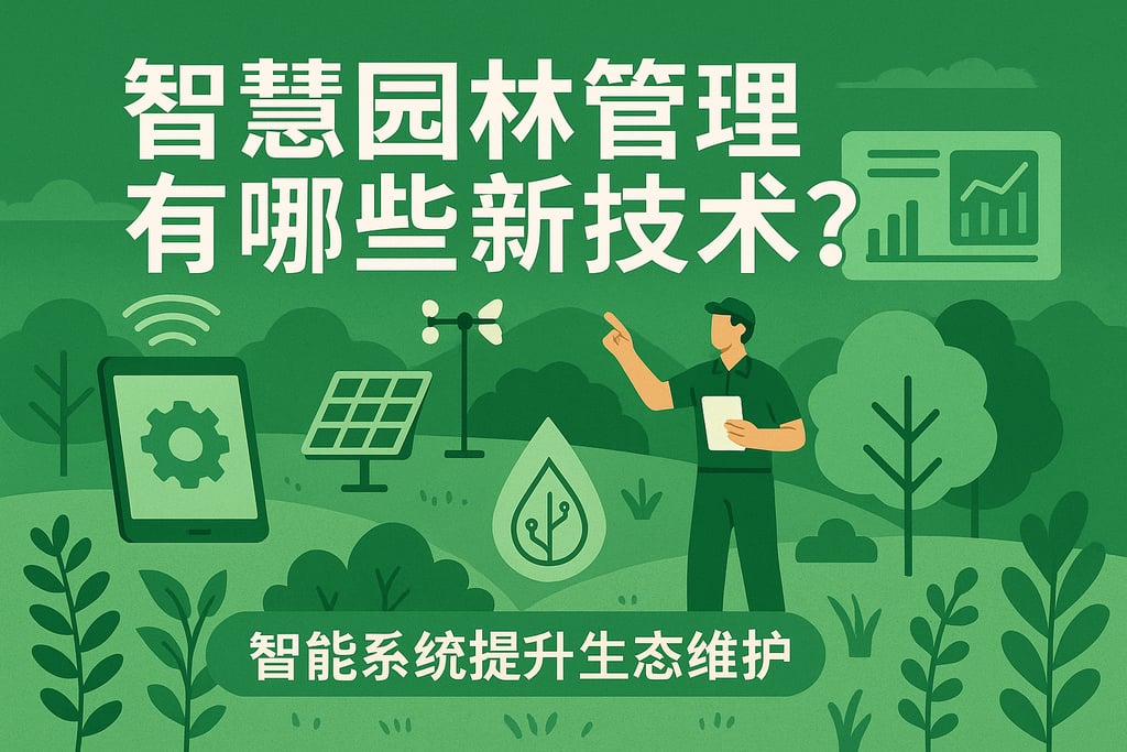 智慧园林管理有哪些新技术？智能系统提升生态维护