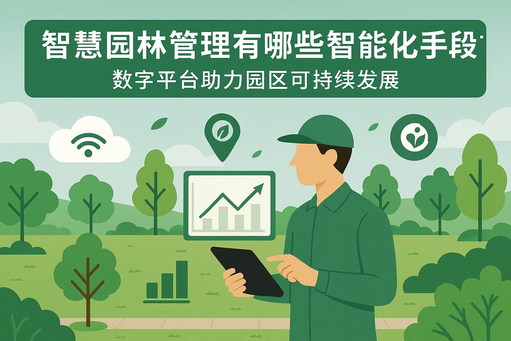 智慧园林管理有哪些智能化手段？数字平台助力园区可持续发展