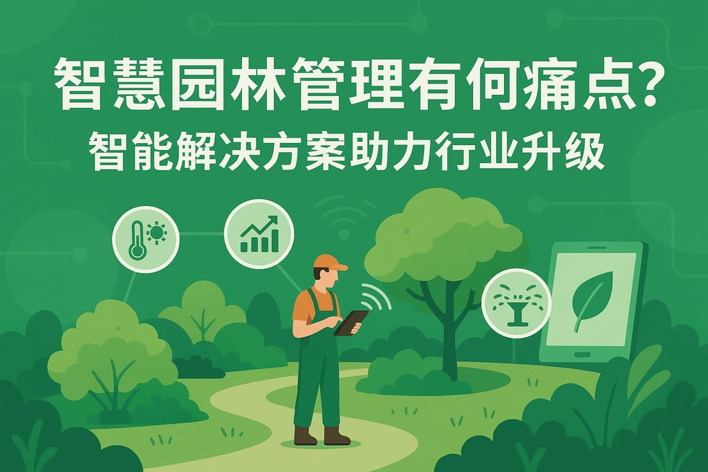 智慧园林管理有哪些痛点？智能解决方案助力行业升级