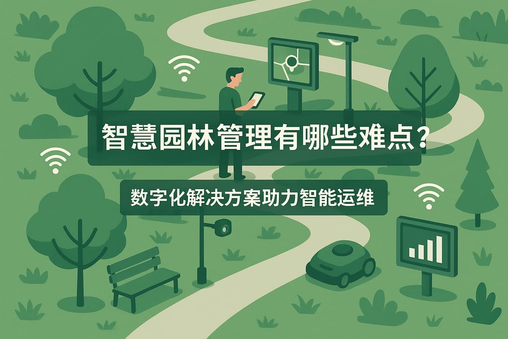 智慧园林管理有哪些难点？数字化解决方案助力智能运维