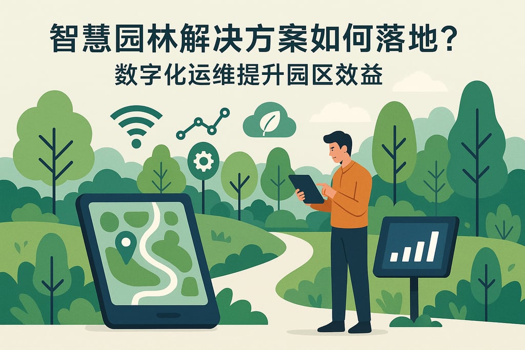 智慧园林解决方案如何落地？数字化运维提升园区效益