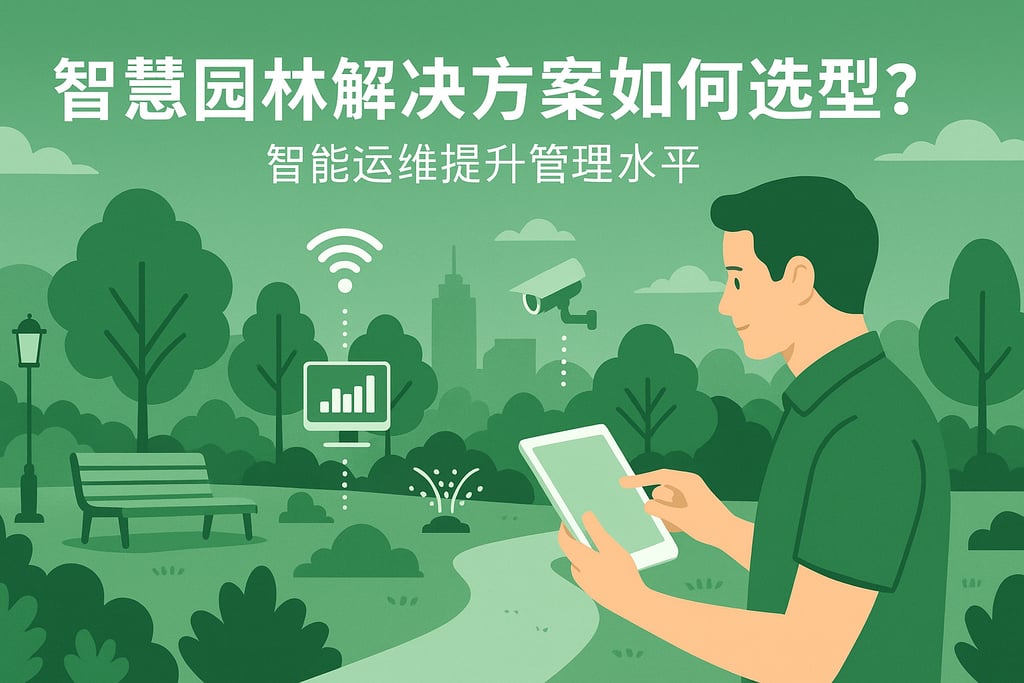智慧园林解决方案如何选型？智能运维提升管理水平