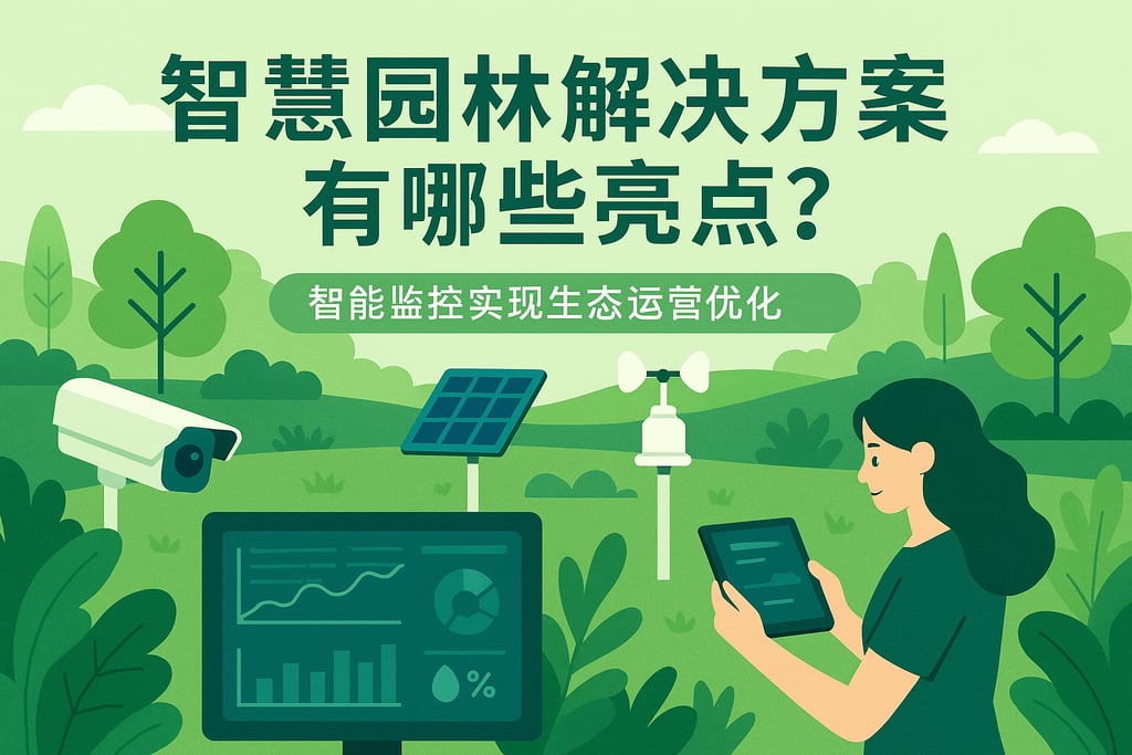 智慧园林解决方案有哪些亮点？智能监控实现生态运营优化