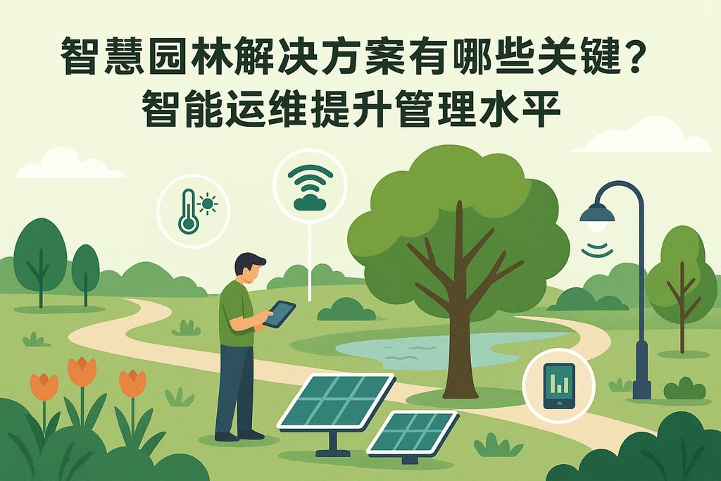智慧园林解决方案有哪些关键？智能运维提升管理水平