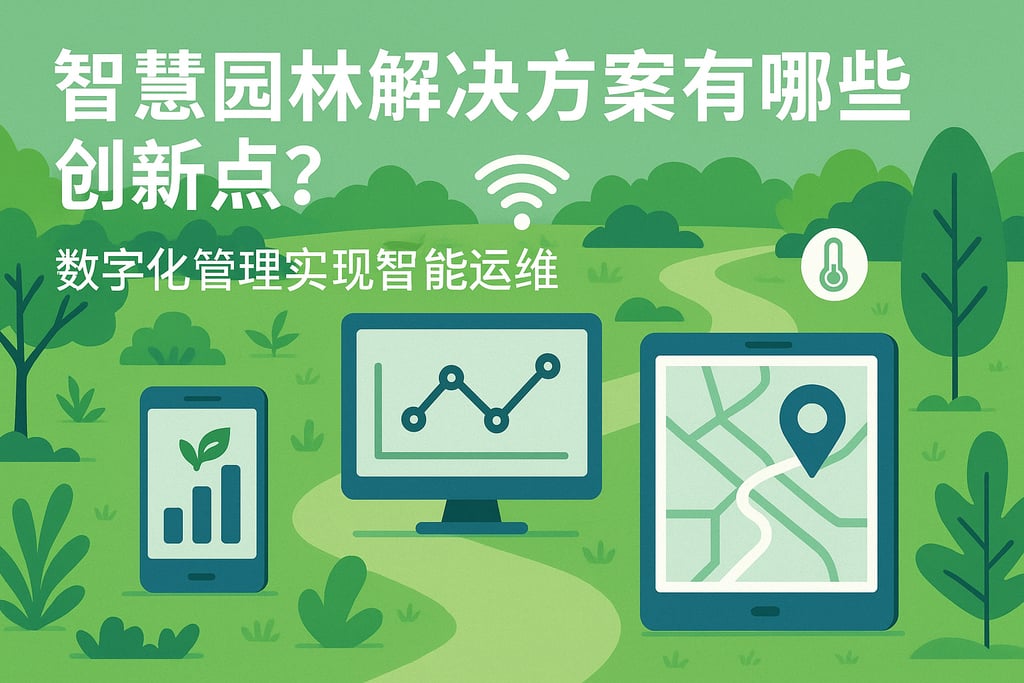 智慧园林解决方案有哪些创新点？数字化管理实现智能运维