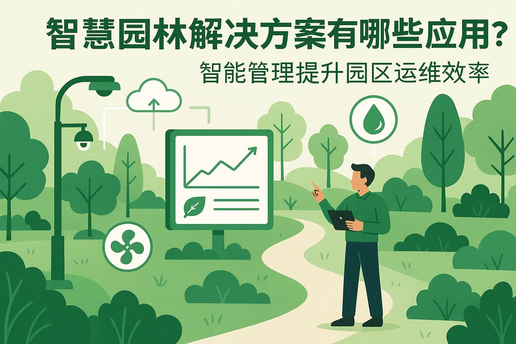 智慧园林解决方案有哪些应用？智能管理提升园区运维效率