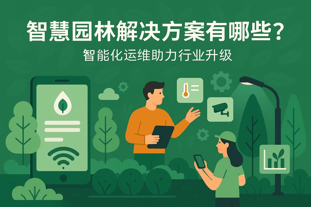 智慧园林解决方案有哪些？智能化运维助力行业升级