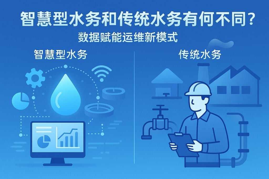 智慧型水务和传统水务有何不同？数据赋能运维新模式