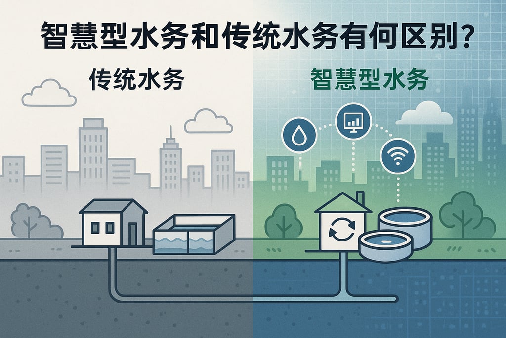 智慧型水务和传统水务有何区别？城市数字化升级趋势
