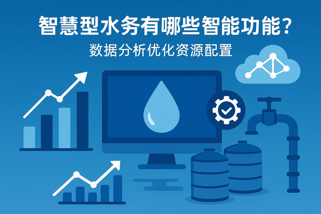 智慧型水务有哪些智能功能？数据分析优化资源配置