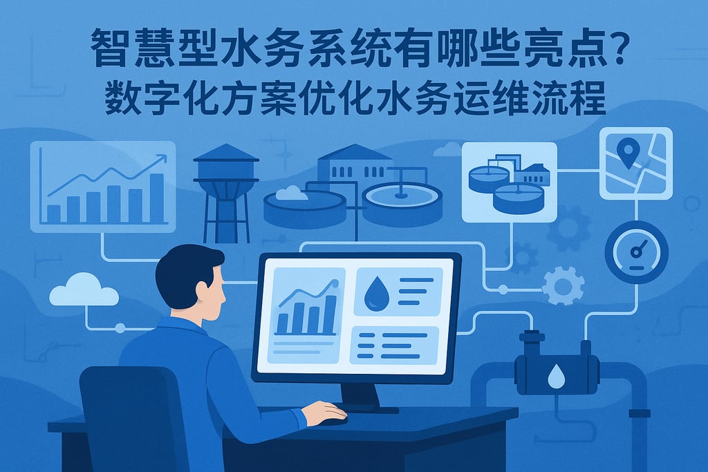 智慧型水务系统有哪些亮点？数字化方案优化水务运维流程