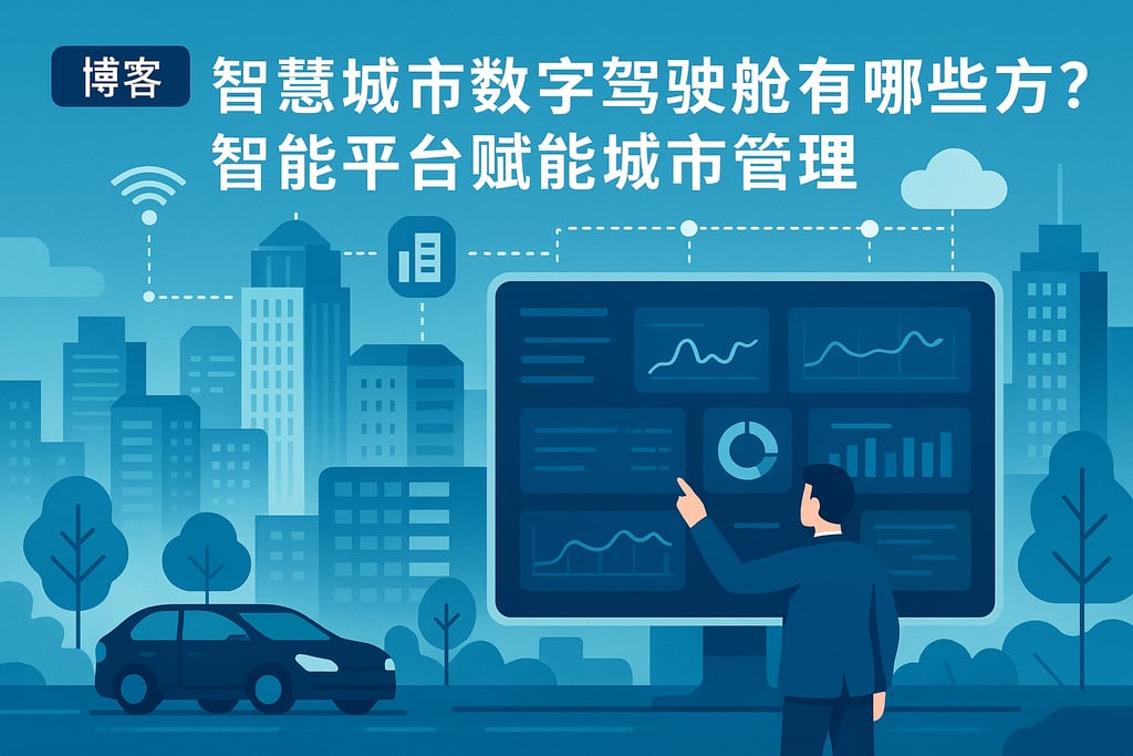 智慧城市数字驾驶舱有哪些方案？智能平台赋能城市管理