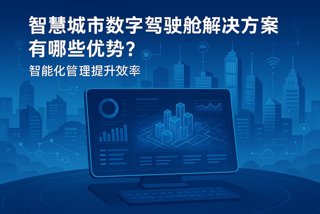 智慧城市数字驾驶舱解决方案有哪些优势？智能化管理提升效率