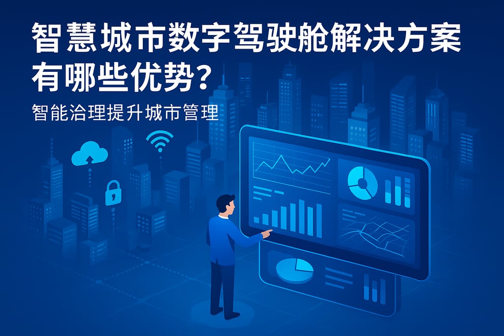 智慧城市数字驾驶舱解决方案有哪些优势？智能治理提升城市管理