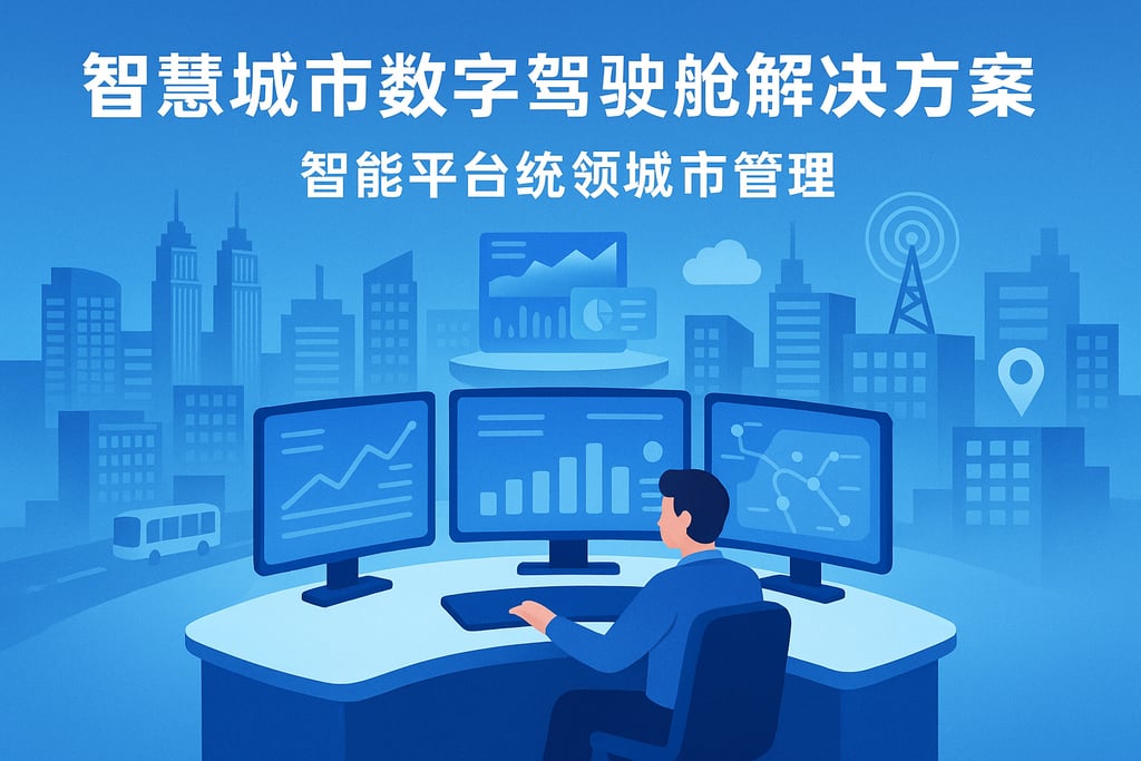 智慧城市数字驾驶舱解决方案有哪些？智能平台统领城市管理