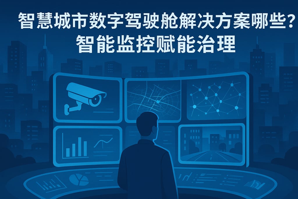 智慧城市数字驾驶舱解决方案有哪些？智能监控赋能治理
