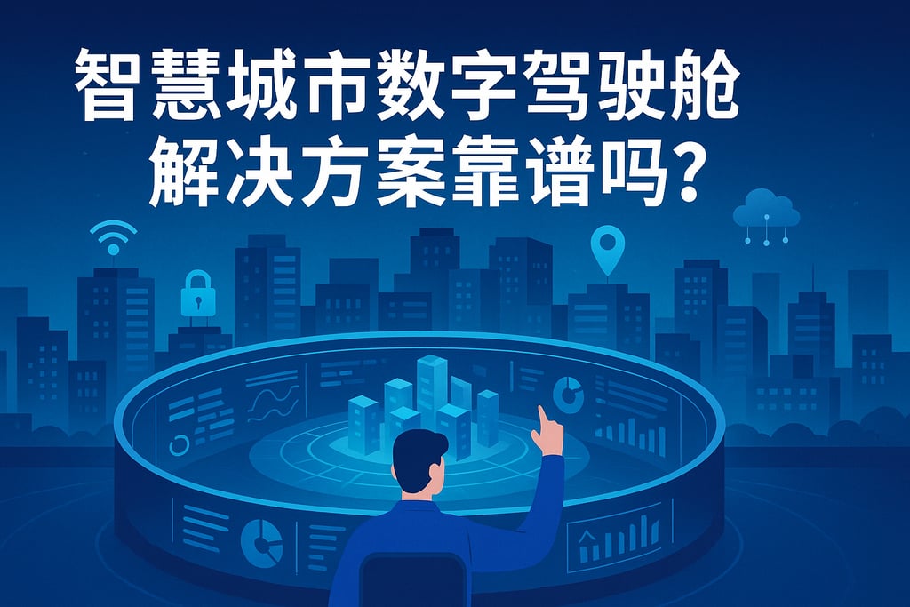 智慧城市数字驾驶舱解决方案靠谱吗？一体化平台实现智能管理