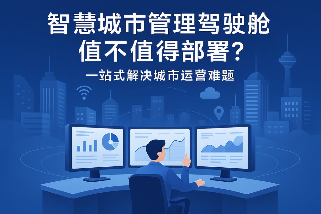 智慧城市管理驾驶舱值不值得部署？一站式解决城市运营难题