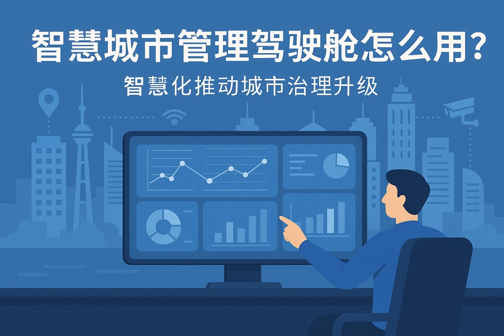 智慧城市管理驾驶舱怎么用？智慧化推动城市治理升级