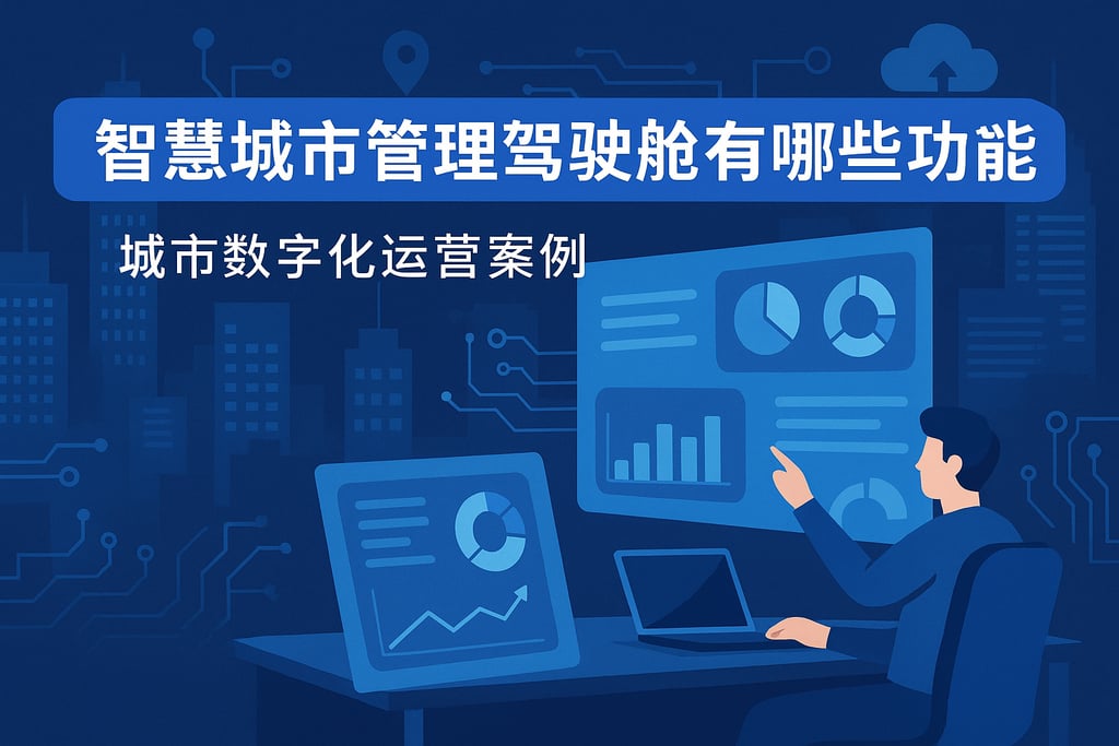 智慧城市管理驾驶舱有哪些功能？城市数字化运营案例
