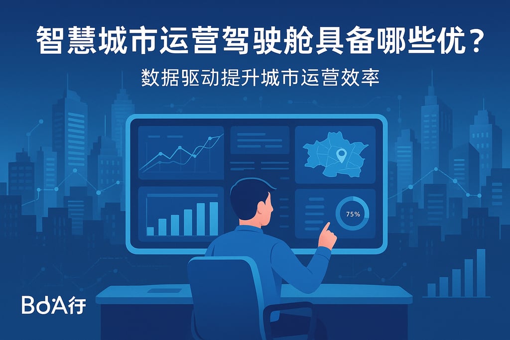 智慧城市运营驾驶舱具备哪些优势？数据驱动提升城市运营效率