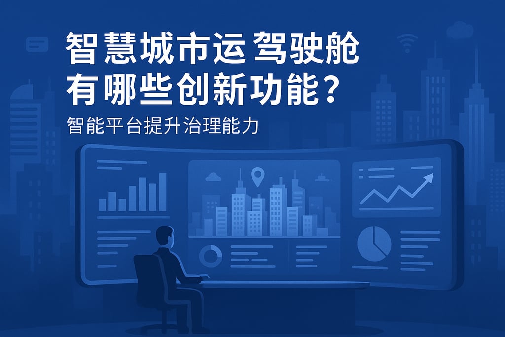 智慧城市运营驾驶舱有哪些创新功能？智能平台提升治理能力