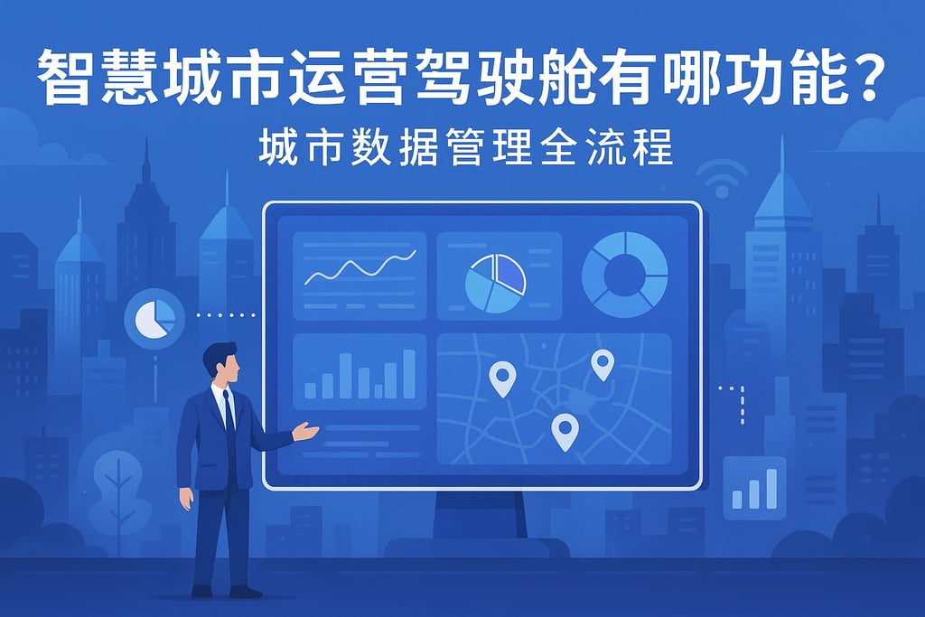 智慧城市运营驾驶舱有哪些功能？城市数据管理全流程