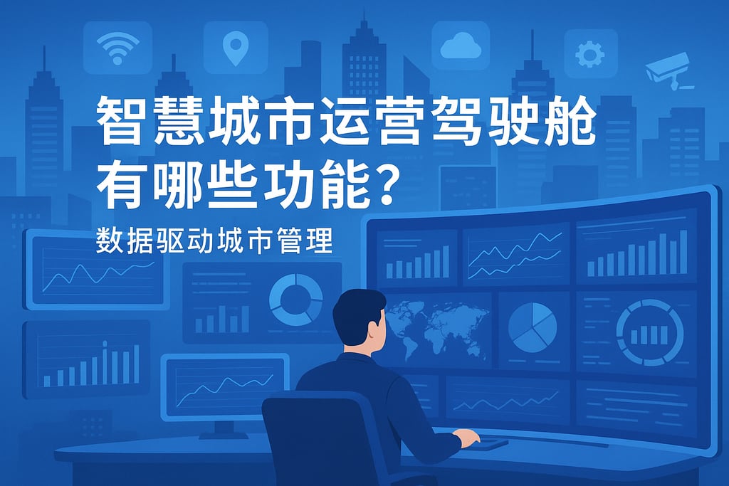 智慧城市运营驾驶舱有哪些功能？数据驱动城市管理