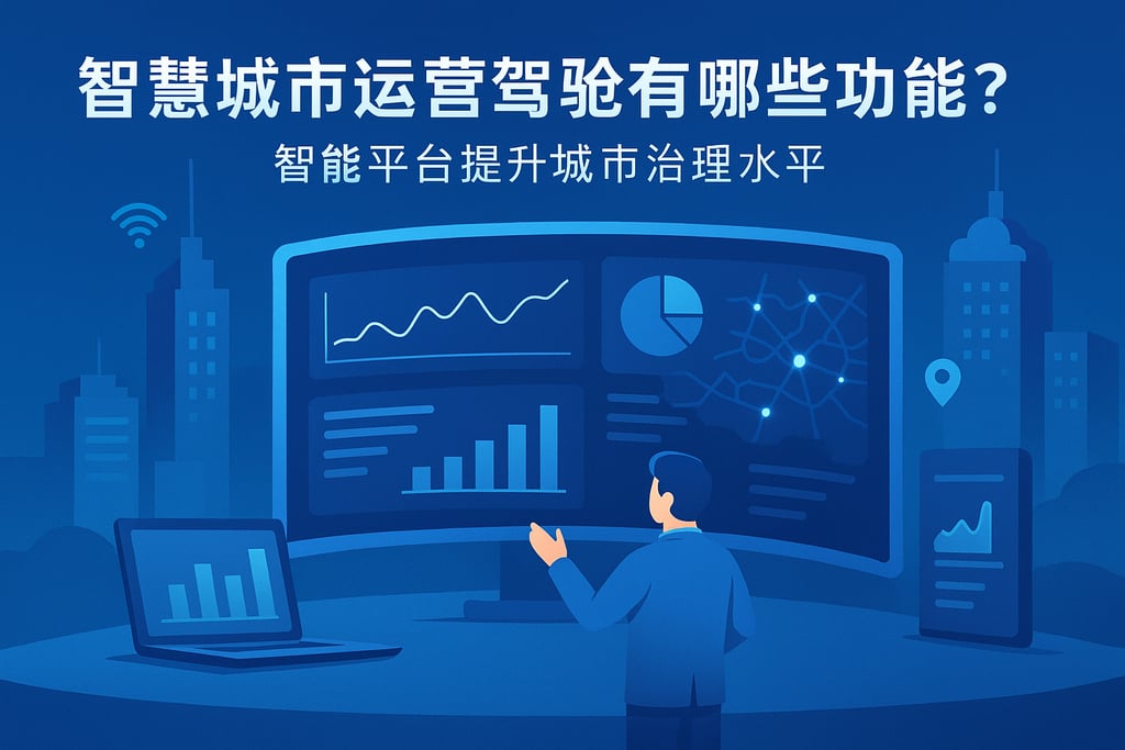 智慧城市运营驾驶舱有哪些功能？智能平台提升城市治理水平